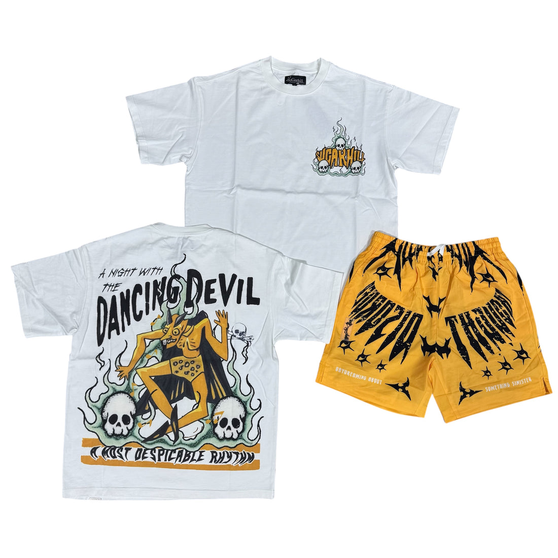 SUGARHILL "DANCING TEE/SINISTER POLY SHORTS
