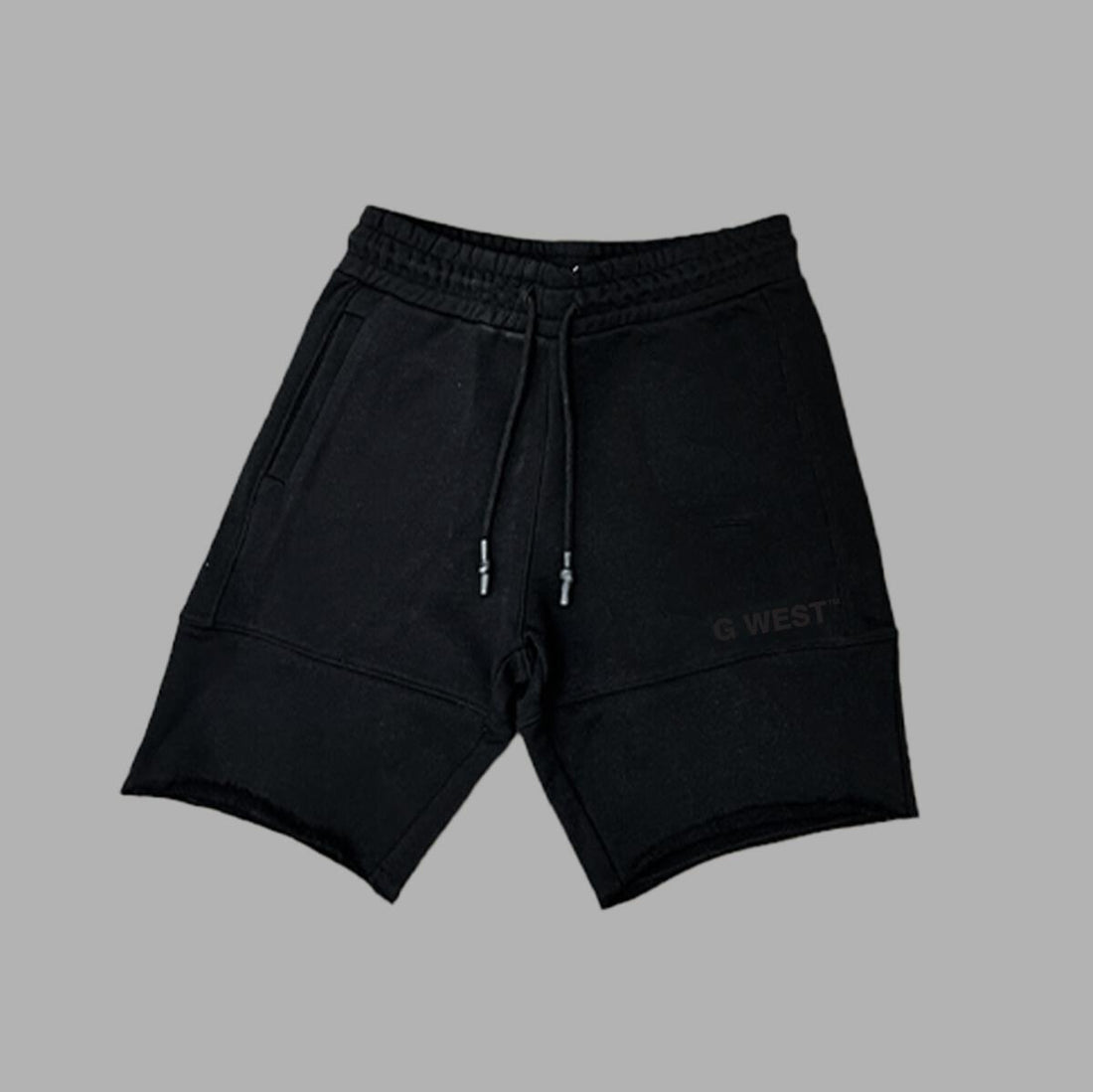 G WEST MENS SHORTS - BLACK (GWAPSH2038)