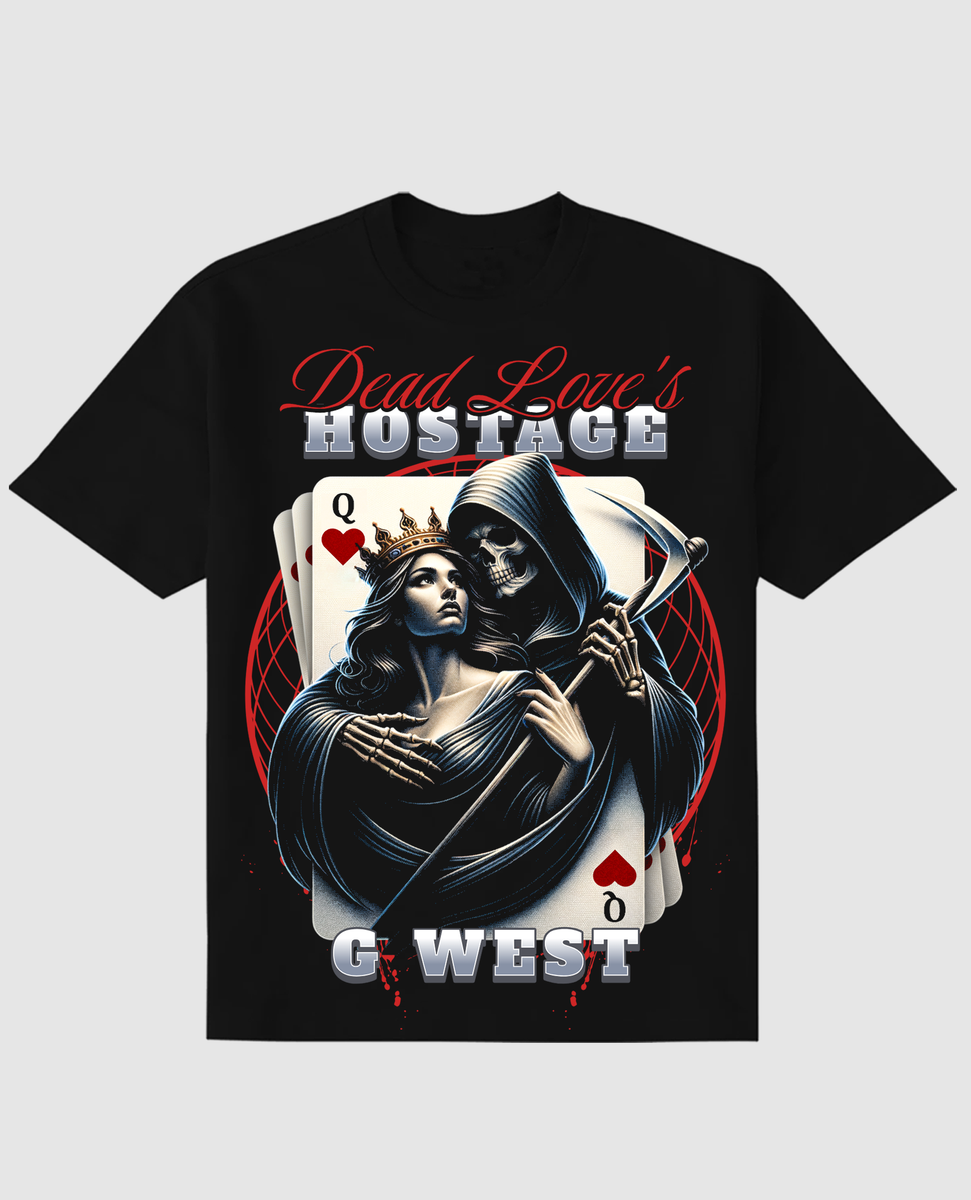 G WEST RHINESTONE DEAD LOVE'S TEE (GWRHJMT5001)