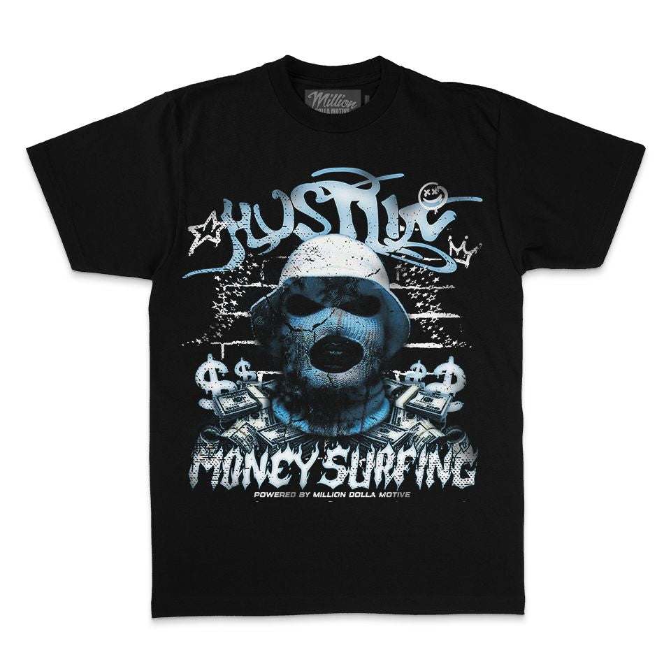 MILLION DOLLAR MOTIVE Money Surfing - Black T-Shirts (Money Surfin - Black T-Shirts)