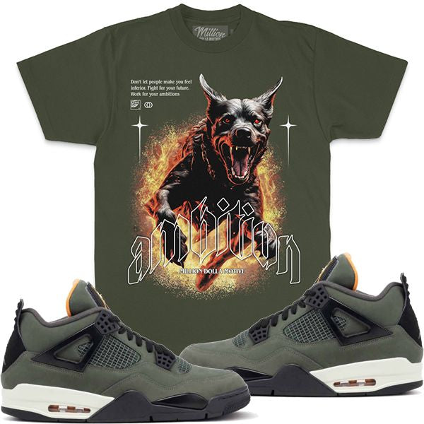 MILLION DOLLAR MOTIVE Ambition - Olive T-Shirts (Ambition - Olive T-Shirts)