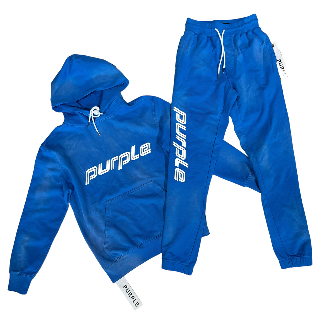 Purple Brand Jogging Suit Blue