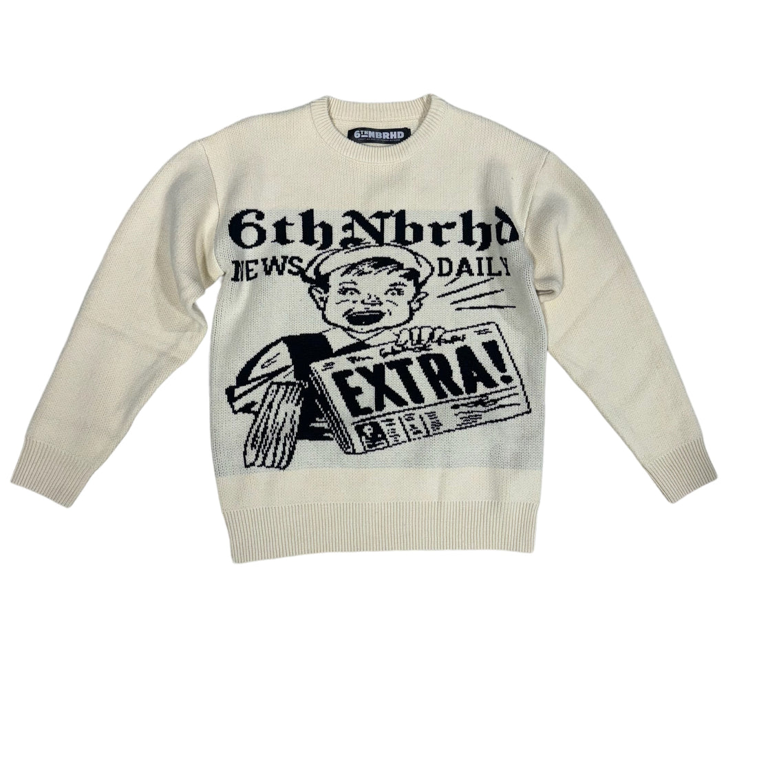 6thNbrhd "MEDIA" SWEATER (6TH-W1801)
