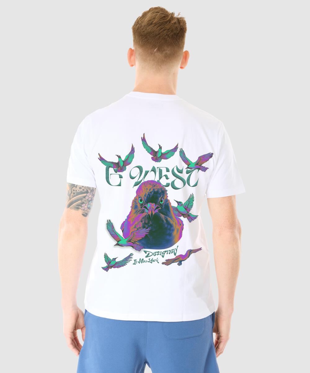 G West IRIDESCENT PIGEON - WHITE (GWPBAST5039)