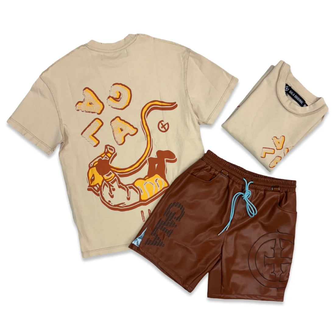 GALA ORIGINAL BROWN SHORT SET