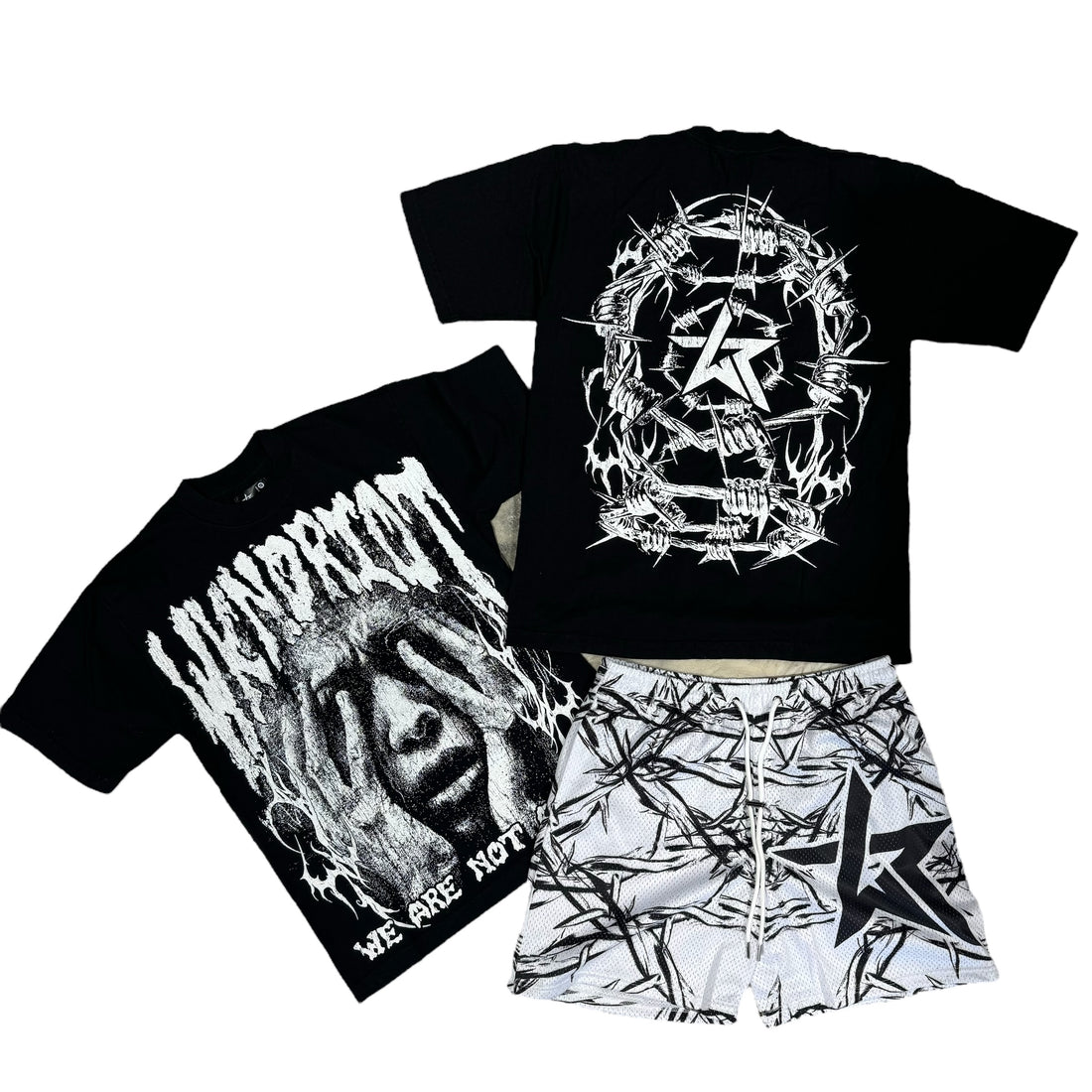 WKND RIOT NOT ALONE SHORT SET BLACK