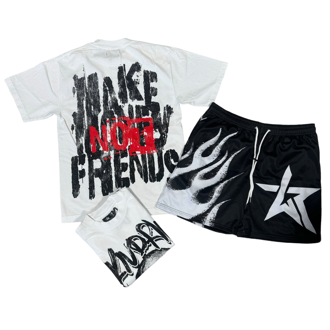 WKND RIOT MAKE MONEY NOT FRIENDS SHORT SET
