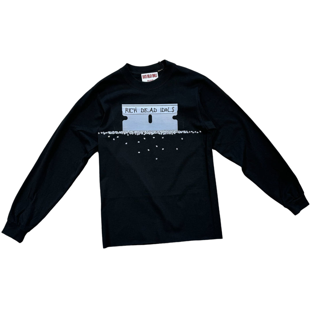 RICH DEAD IDOLS RAZOR BLADE LONG SLEEVE TEE