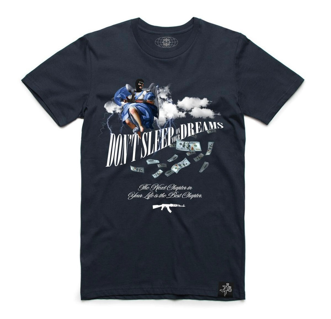 Hasta Muerte Thunder Cloud Angel Money Tee