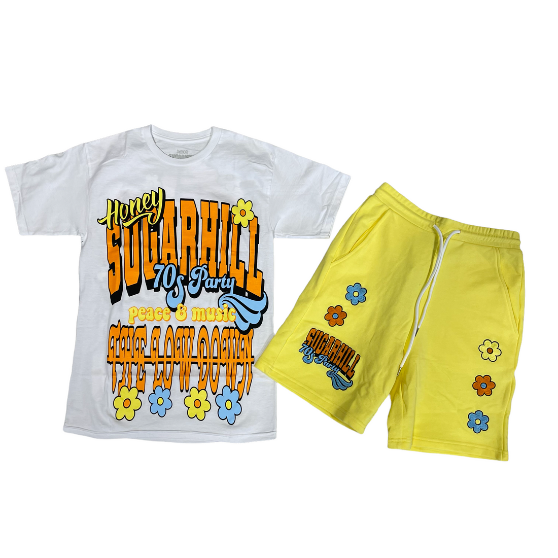SugarHill 70’s Party Shorts Set