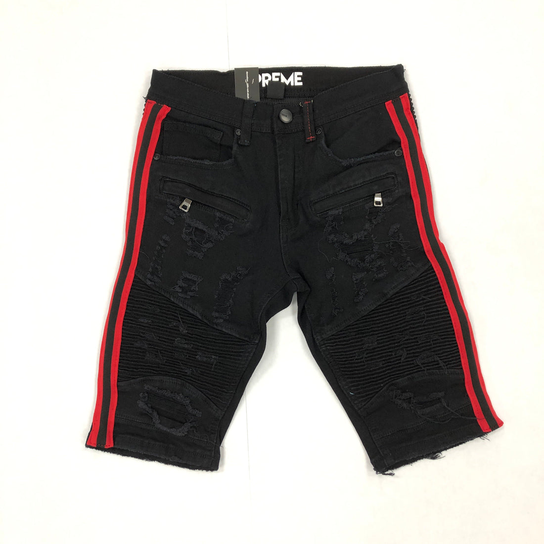 Preme Red/Black Tape Shorts