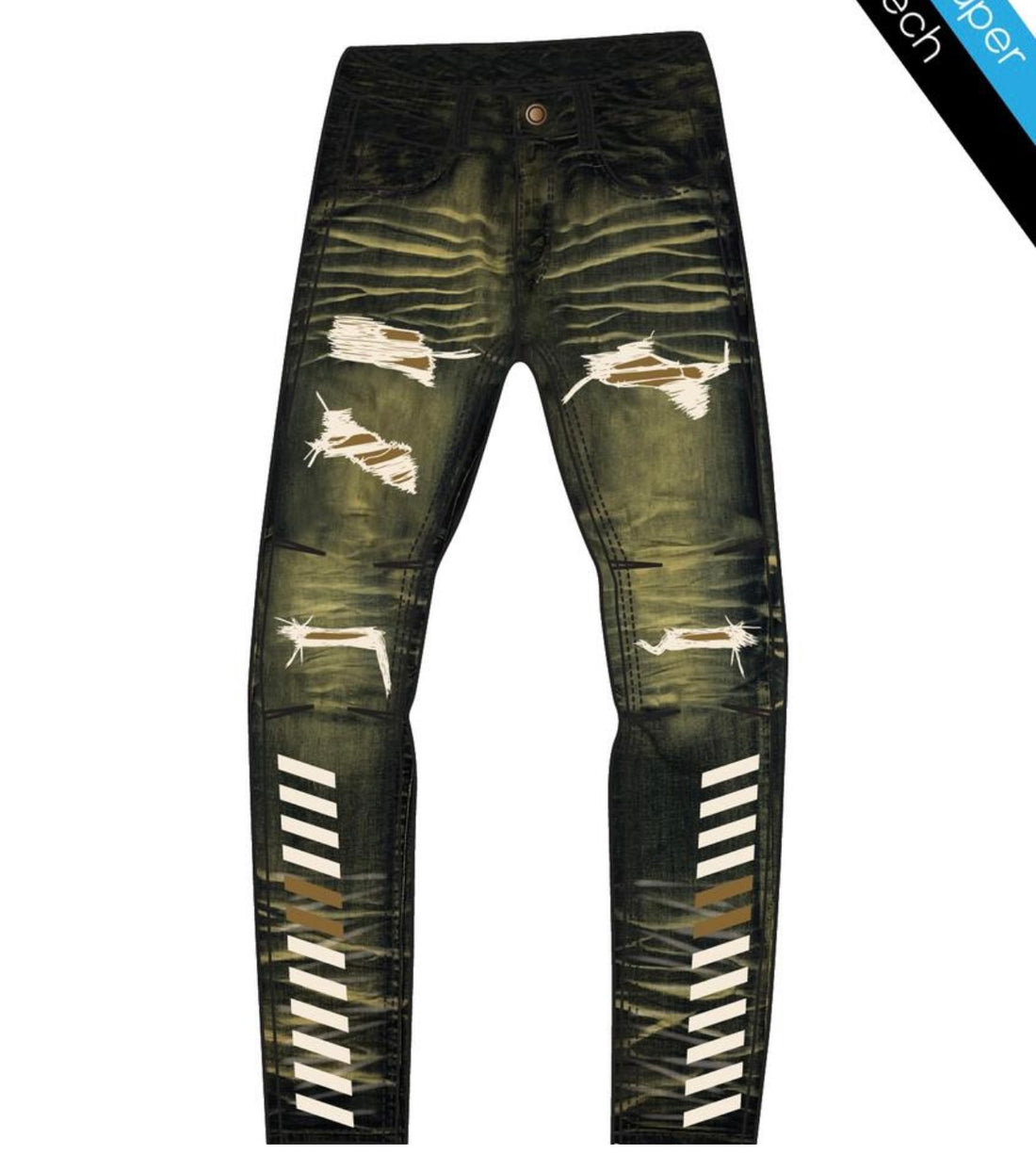 Arketype Stripe on Stripe Jeans