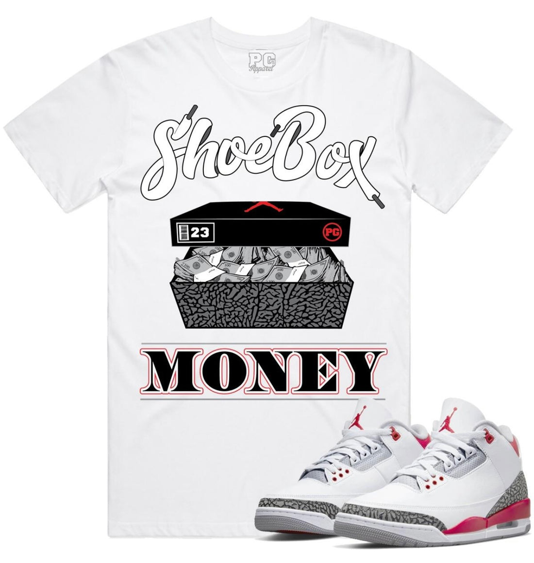 PG Apparel Shoebox Money Tshirt
