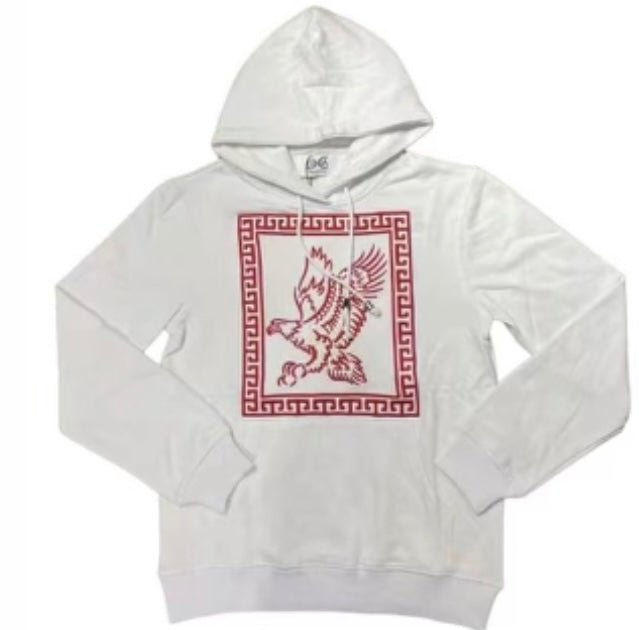 DNA Eagle Embroidered Hoodie