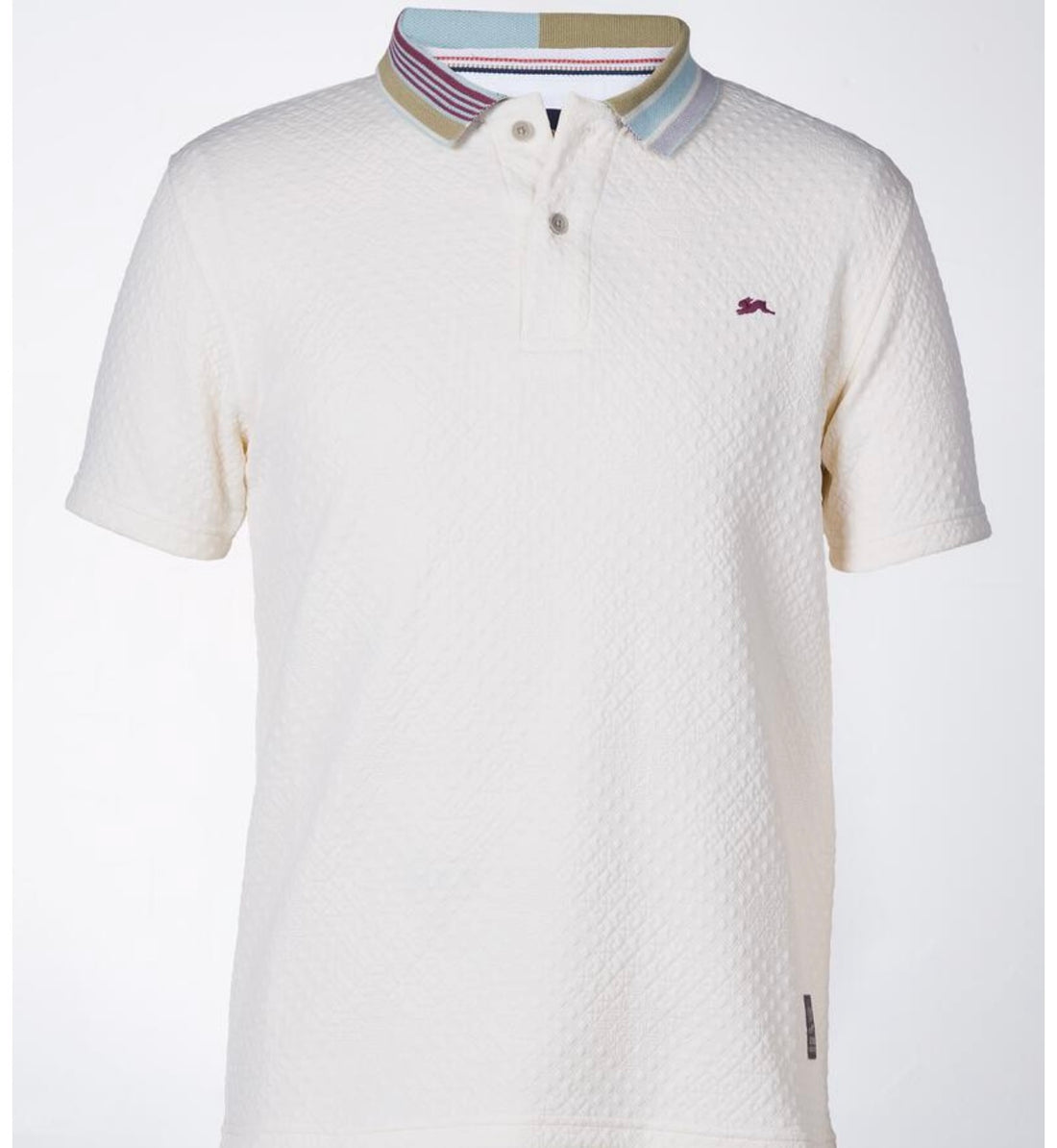 A. Tiziano Evan Knit Polo Shirt