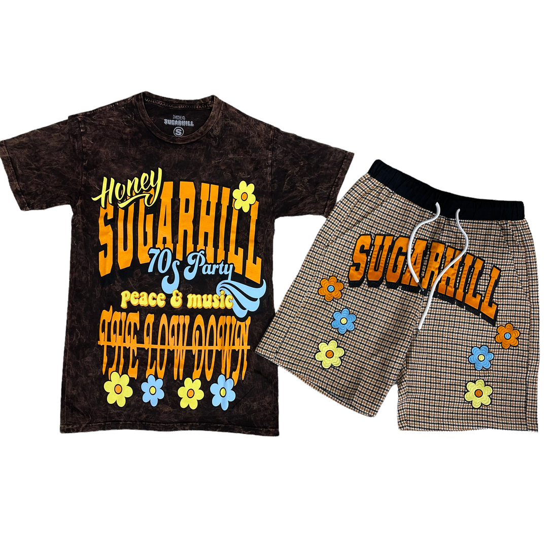 SugarHill 70’s Party Shorts Set