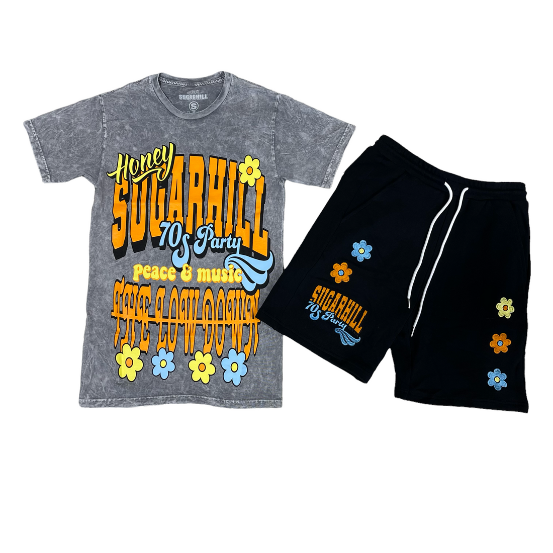 SugarHill 70’s Party Shorts Set