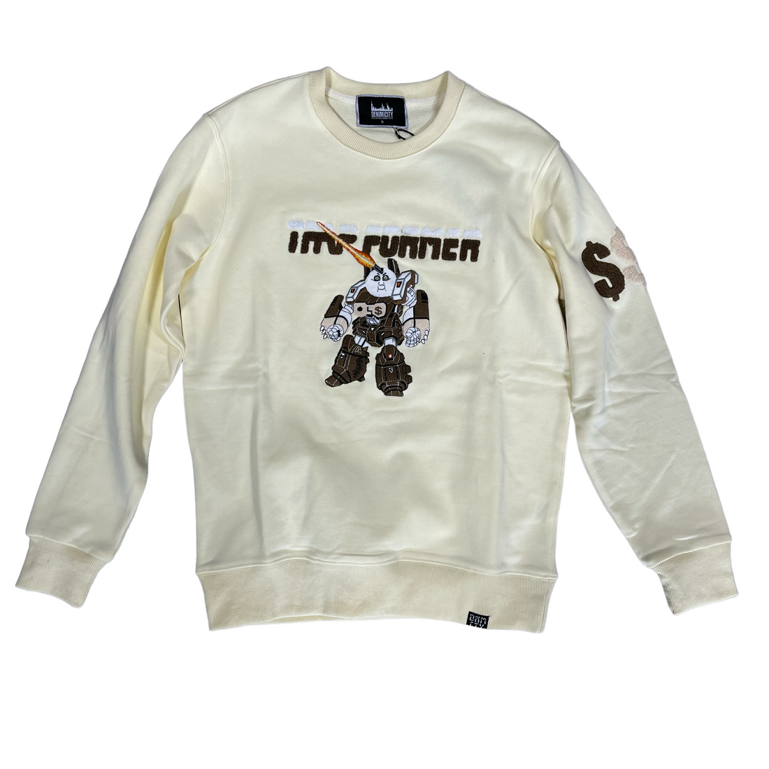 Denim City Transformer Crewneck Sweater