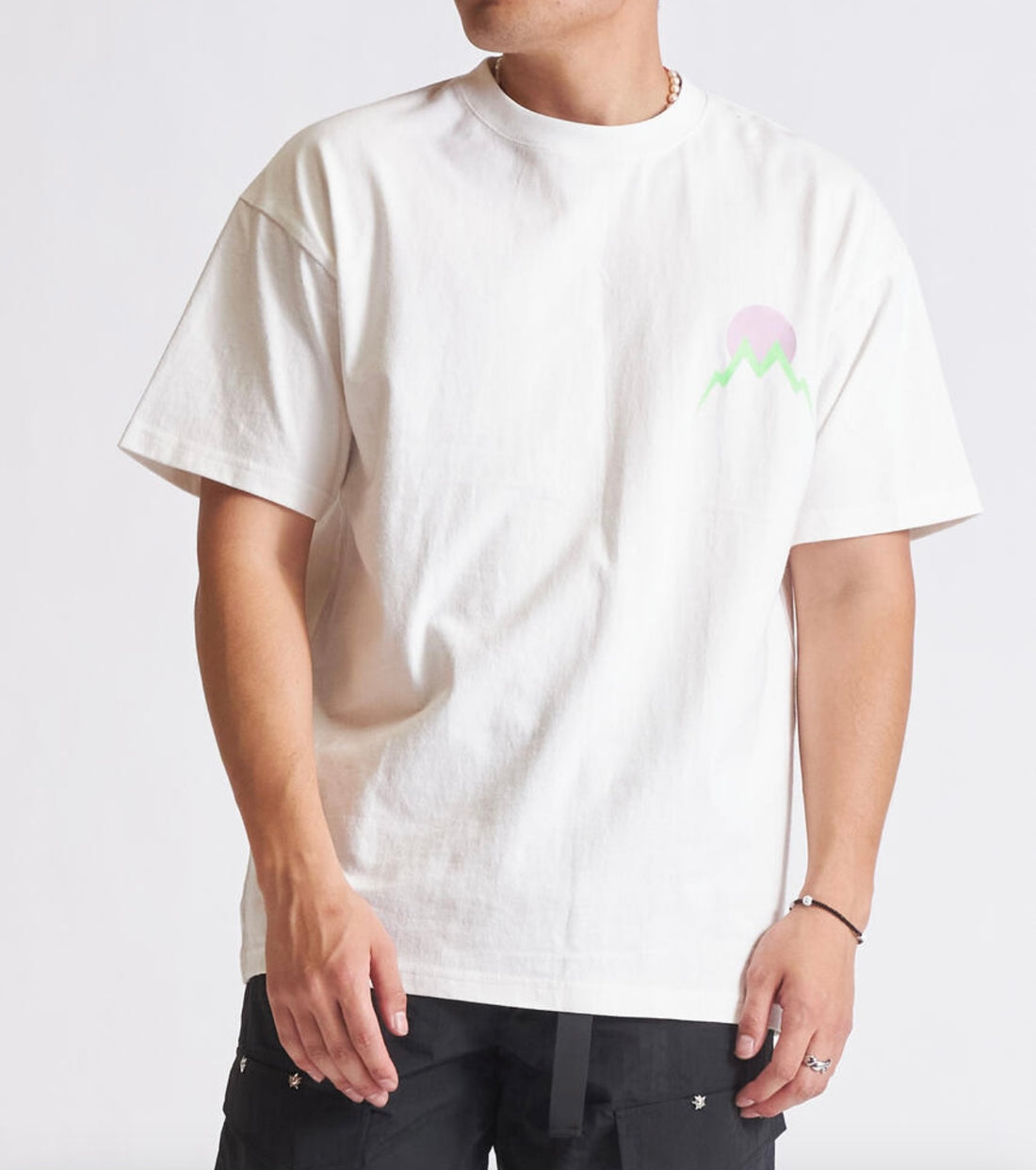 Memory Lane Lower Case Tee (Bone)