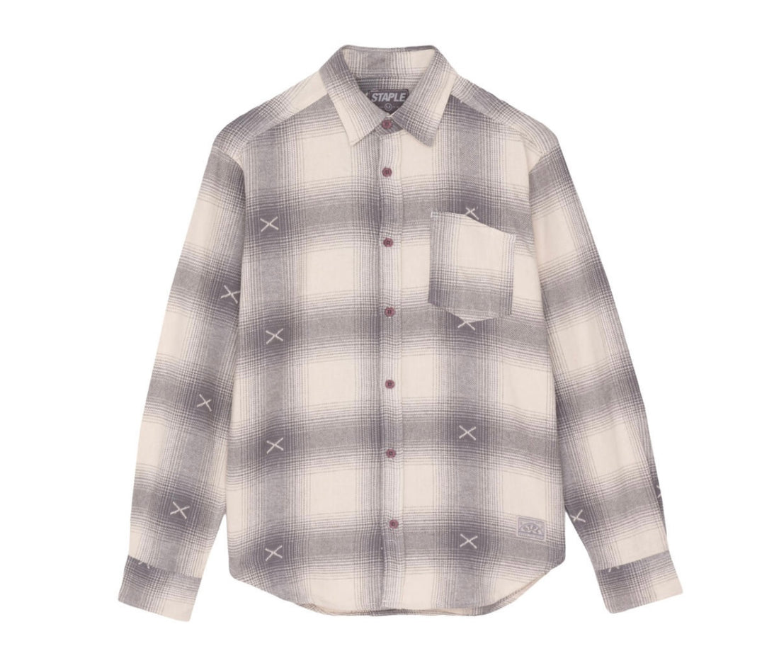 Staples Quality Logo Flannel Shirt