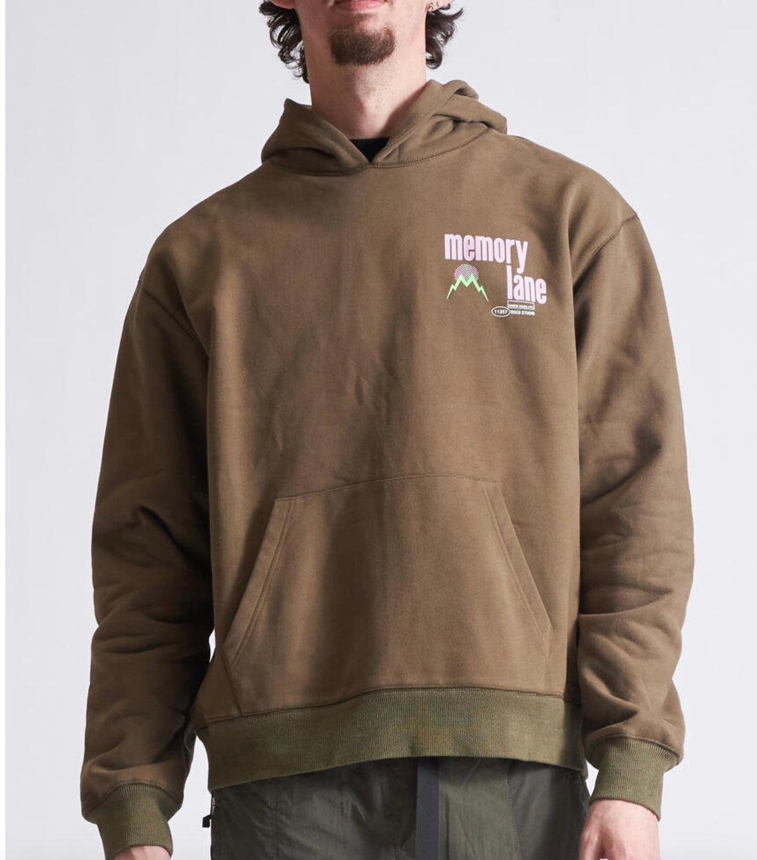 Memory Lane Bluesy Hoodie (Olive)