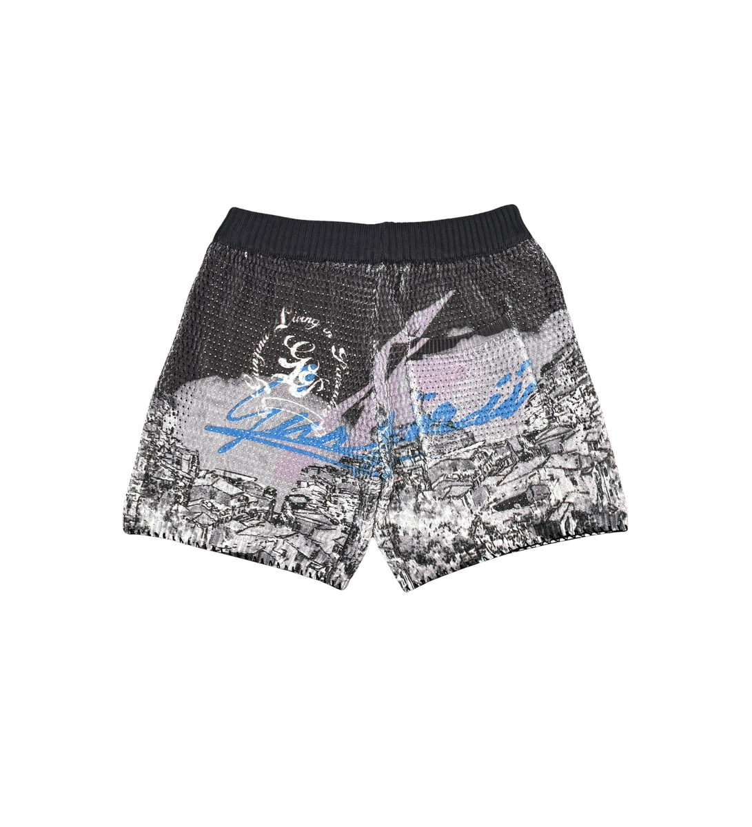 GUNZINII button down short set (GZ413-414-BLK)