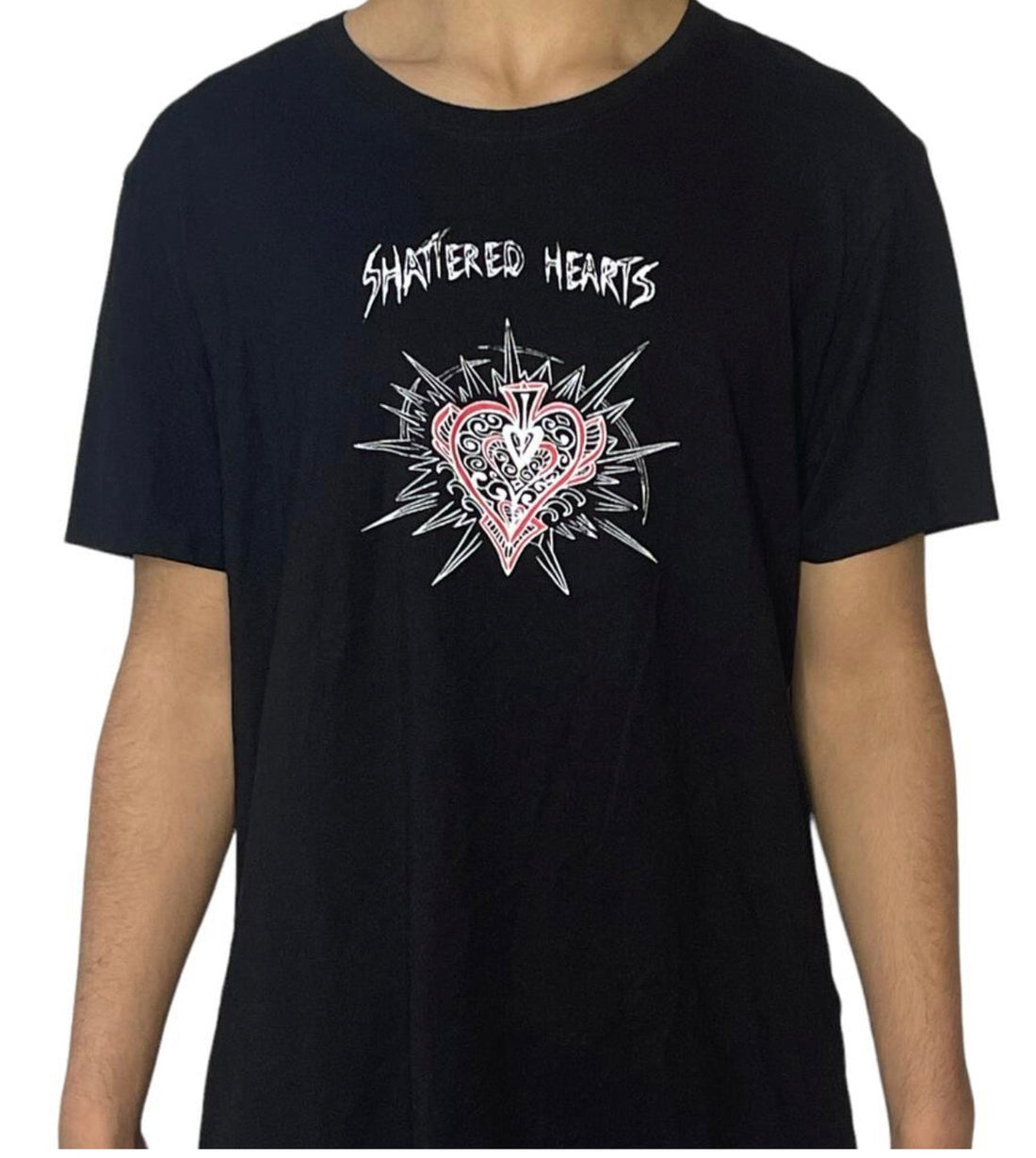 Shattered Hearts BLACK ACE OF HEARTS Short Set