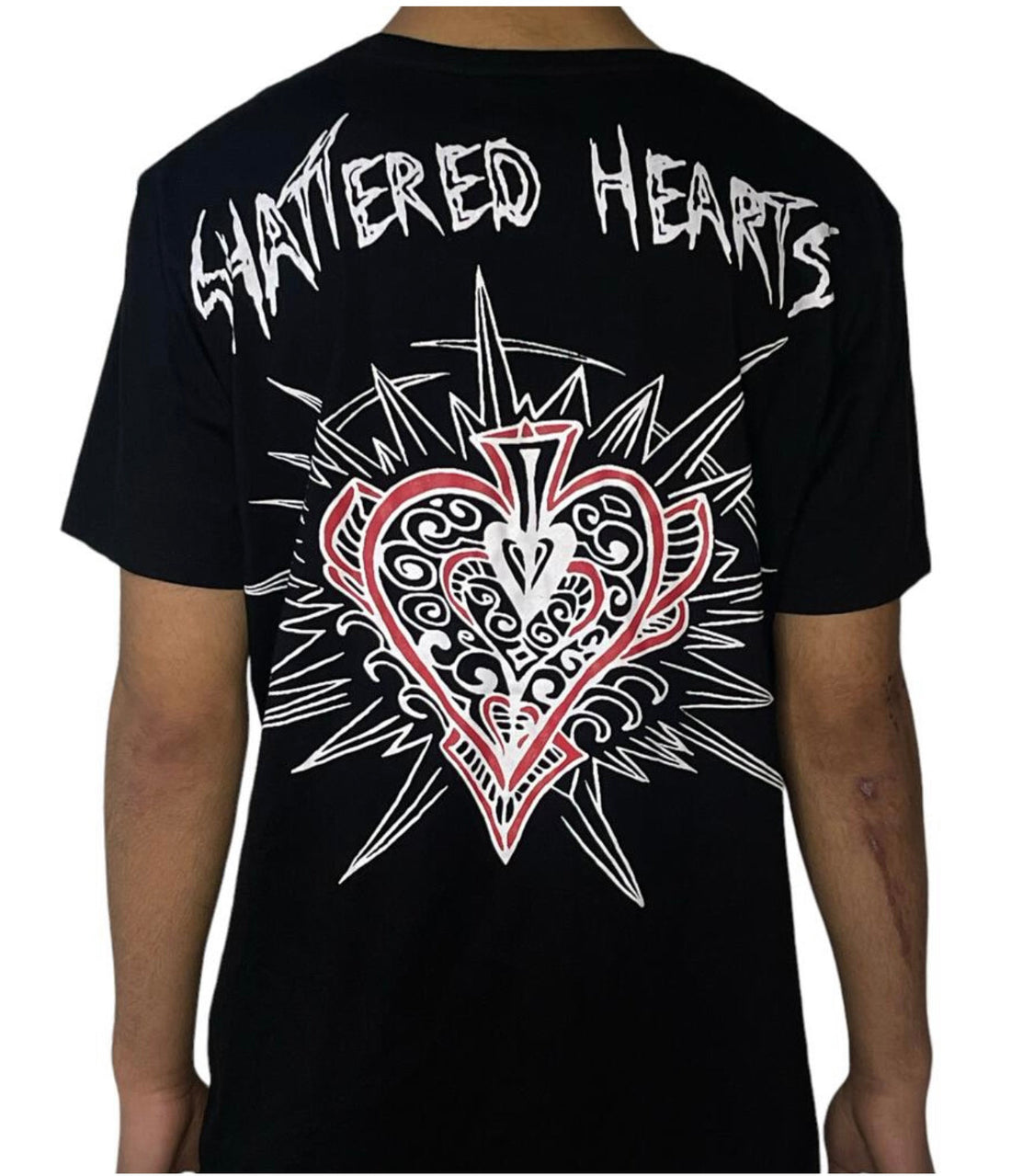 Shattered Hearts BLACK ACE OF HEARTS Short Set