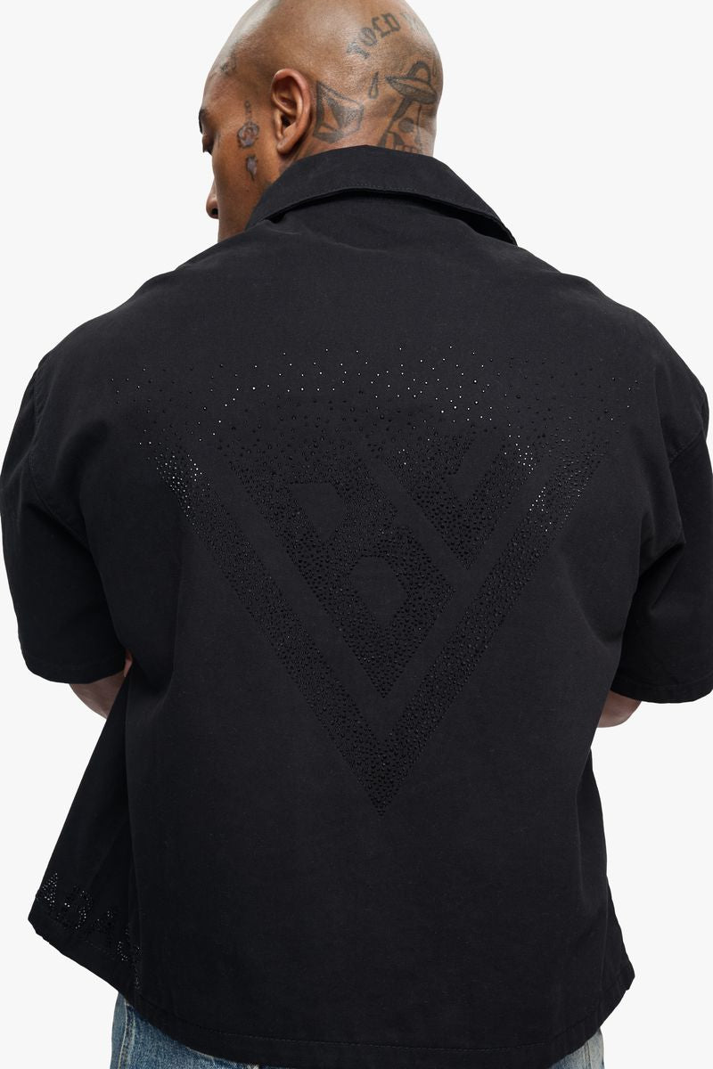 VALABASAS "SHINE" BUTTON DOWN
