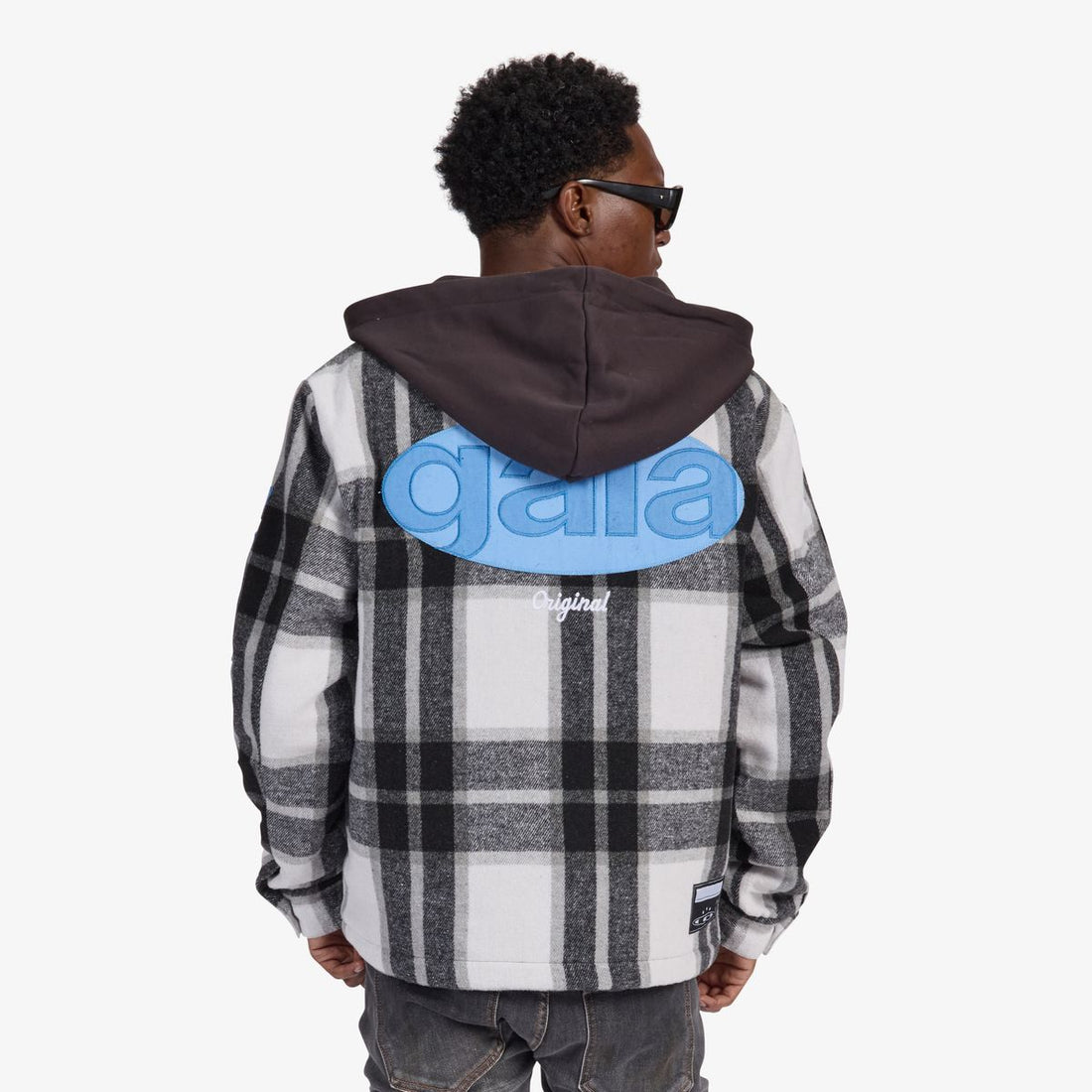 GALA NASH HOODED FLANNEL JACKET (G-FALL-25-016)
