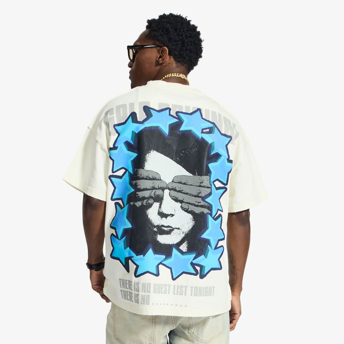 GALA NO GUEST LIST (OFF WHITE / BLUE) (G-FALL-25-045)