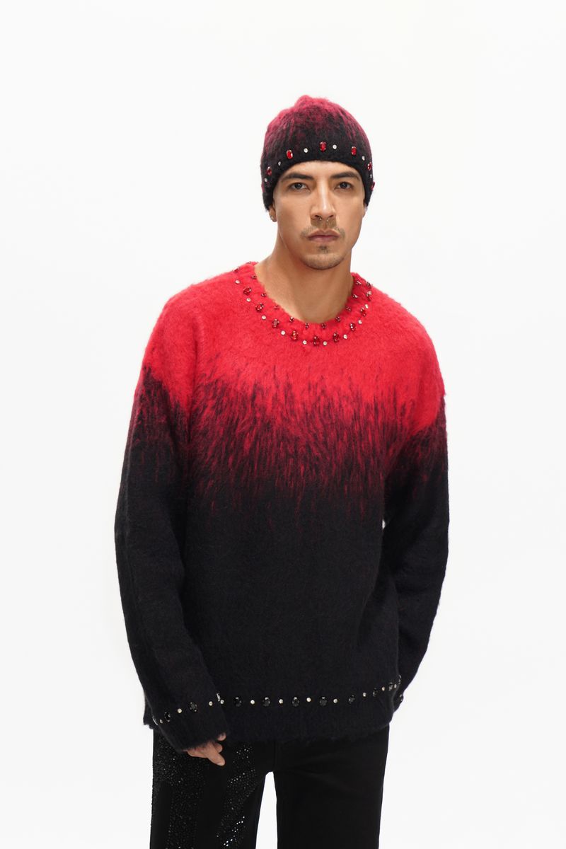 VALABASAS "ARRANGED" MOHAIR SWEATER (VLBS-VCR1-1005)