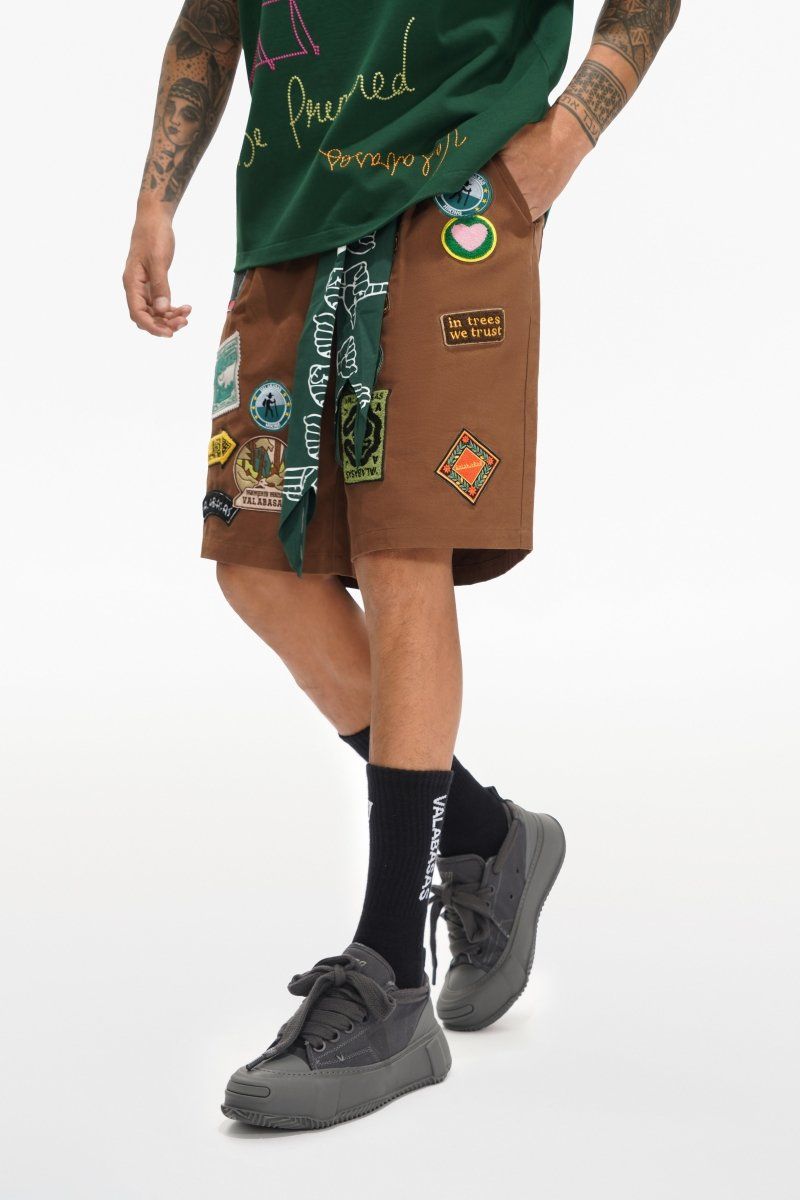 VALABASAS Outland Jorts Brown (Outland-Jorts-Brown)