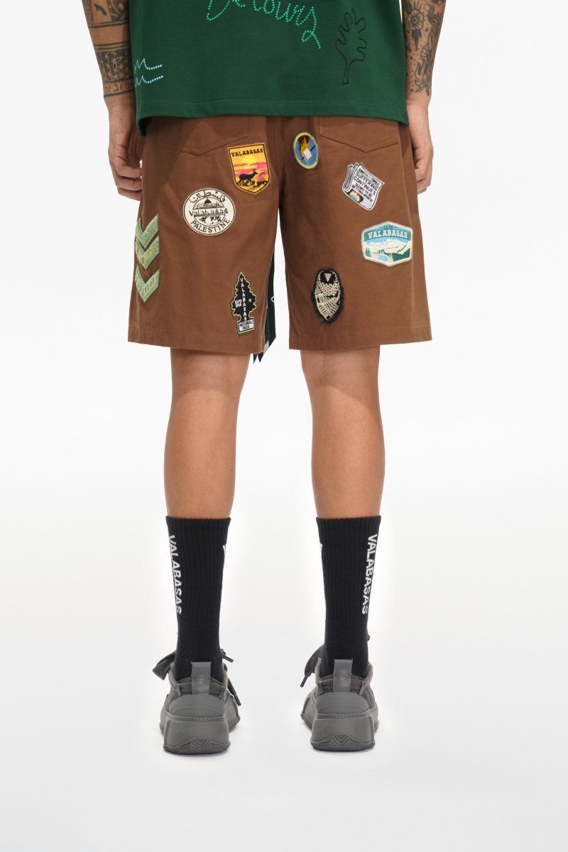 VALABASAS Outland Jorts Brown (Outland-Jorts-Brown)