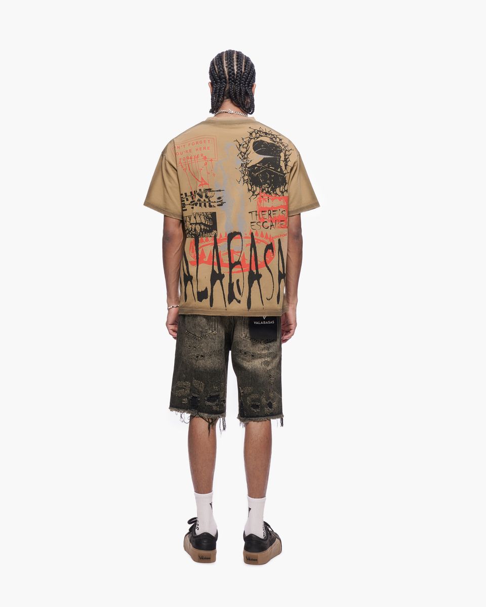 VALABASAS "CLIPPED" DENIM SHORTS (VLBS-VSH2-1034)