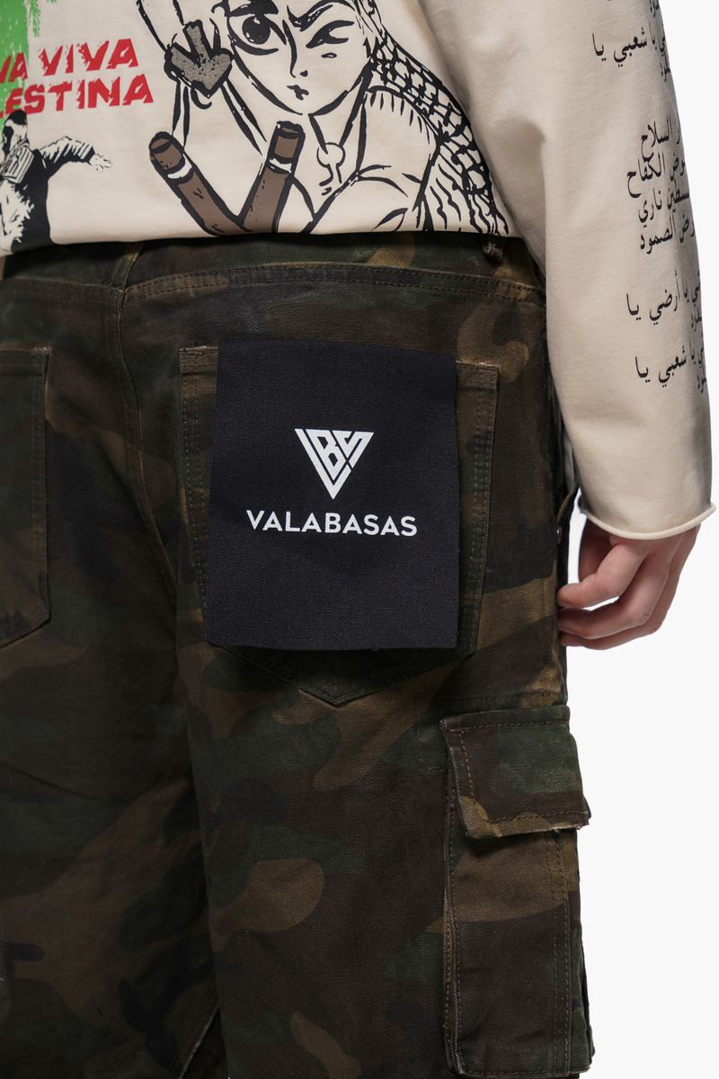 VALABASAS "STATIC" DENIM SHORTS (VLBS-VSH2-1036)