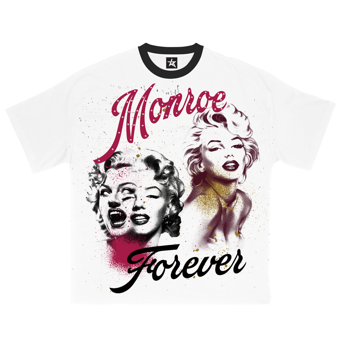 WKND RIOT MONROE FOREVER WHITE TEE (MONROEFOREVERWHITE)
