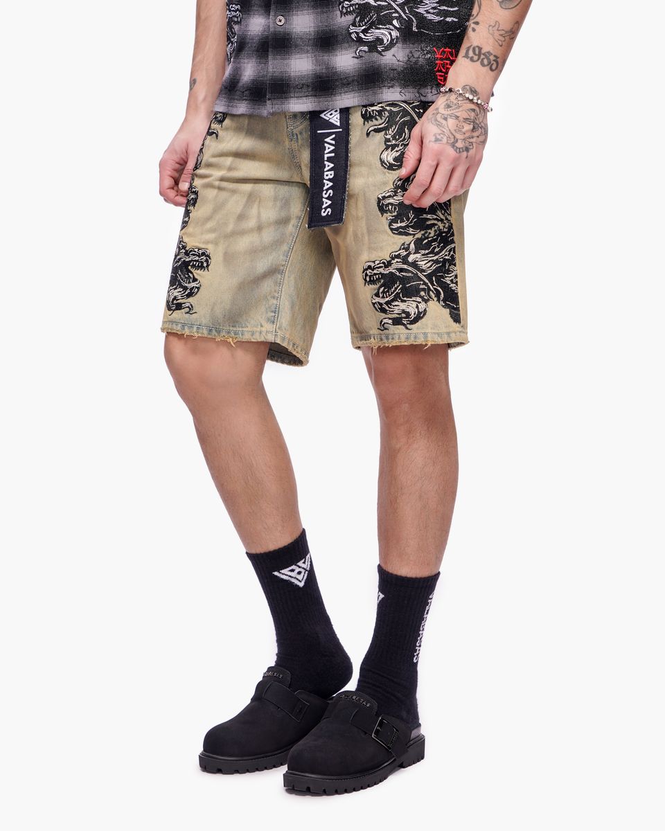VALABASAS TSUKI" DENIM SHORTS (VLBS-VSH1-1022)