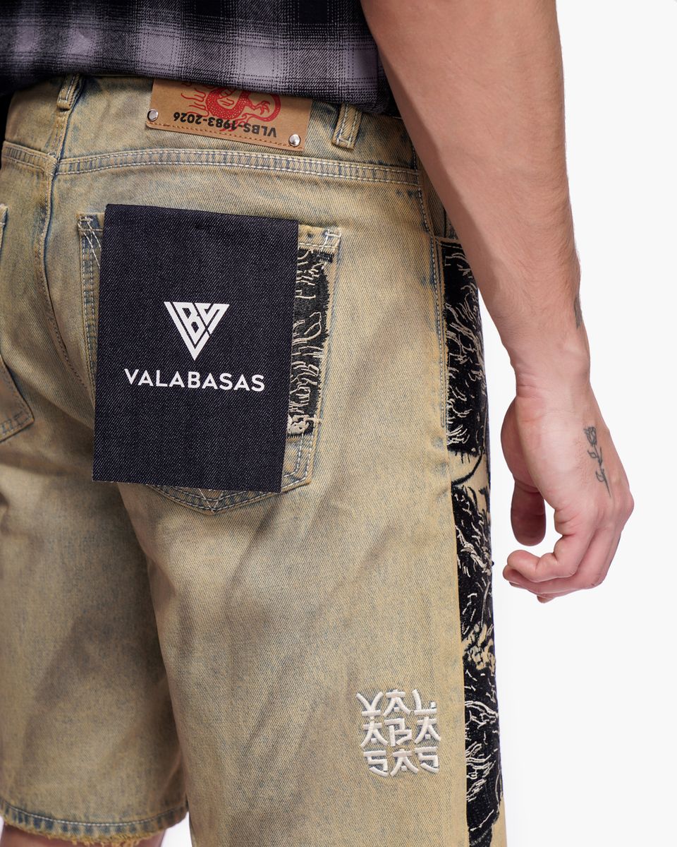 VALABASAS TSUKI" DENIM SHORTS (VLBS-VSH1-1022)