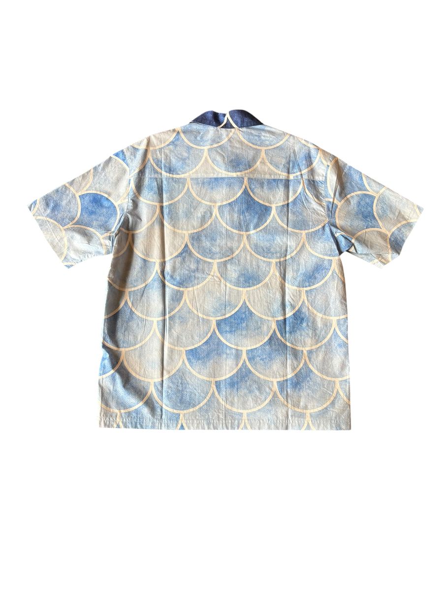VALABASAS OCEAN SCALE" COLLAR ZIP-UP (