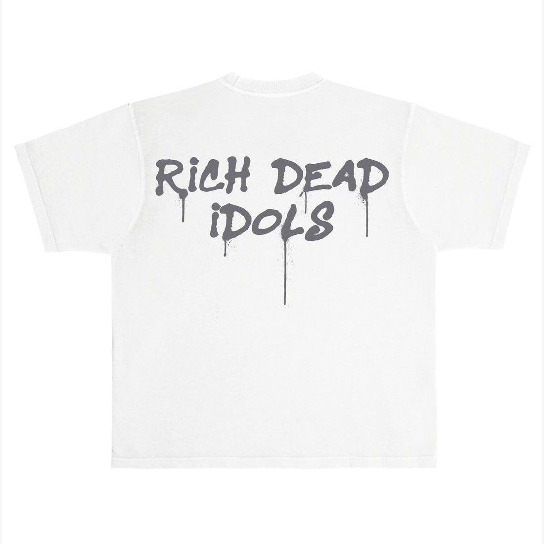 RICH DEAD IDOLS THE UNTOUCHABLE AL CAPONE" T-SHIRT GREY ("THE UNTOUCHABLE AL CAPONE" T-SHIRT GREY)