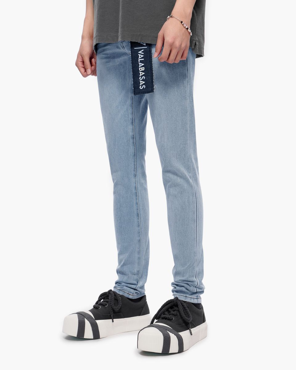 VALABASAS Mr.Flex Denim Blue Skinny Jeans (Mr-Flex-Denim-Blue-Skinny-Jeans)