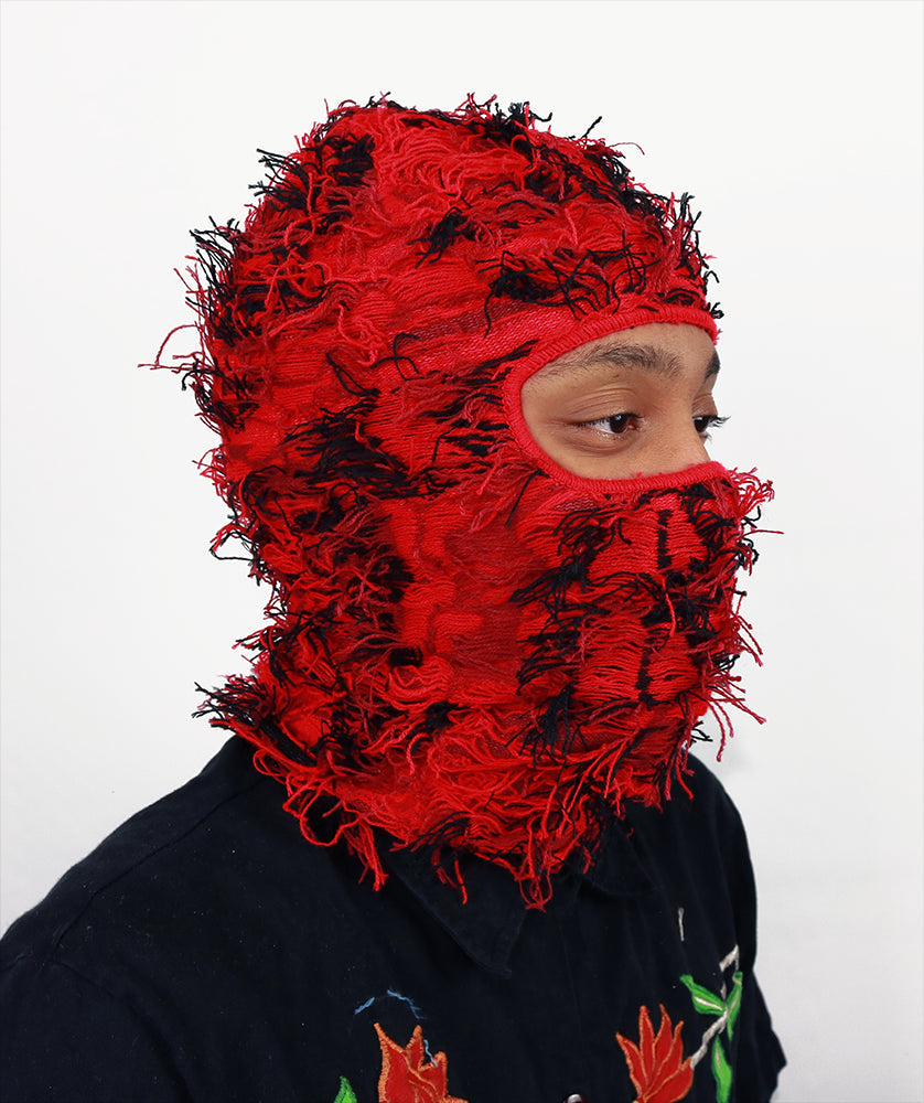 Focus Balaclava Mask Red/Black