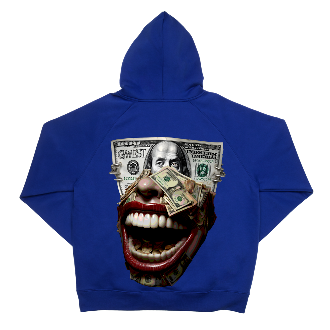 G WEST MONEY MOUTH HOODIE - ROYAL BLUE