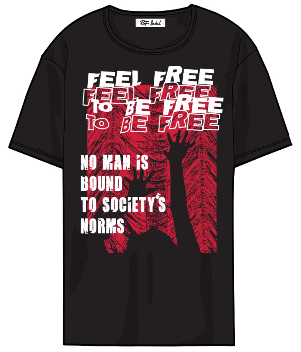 Retro Label 12'S RED TAXI FEEL FREE SS TEE (12'S RED TAXI FEEL FREE SS TEE)