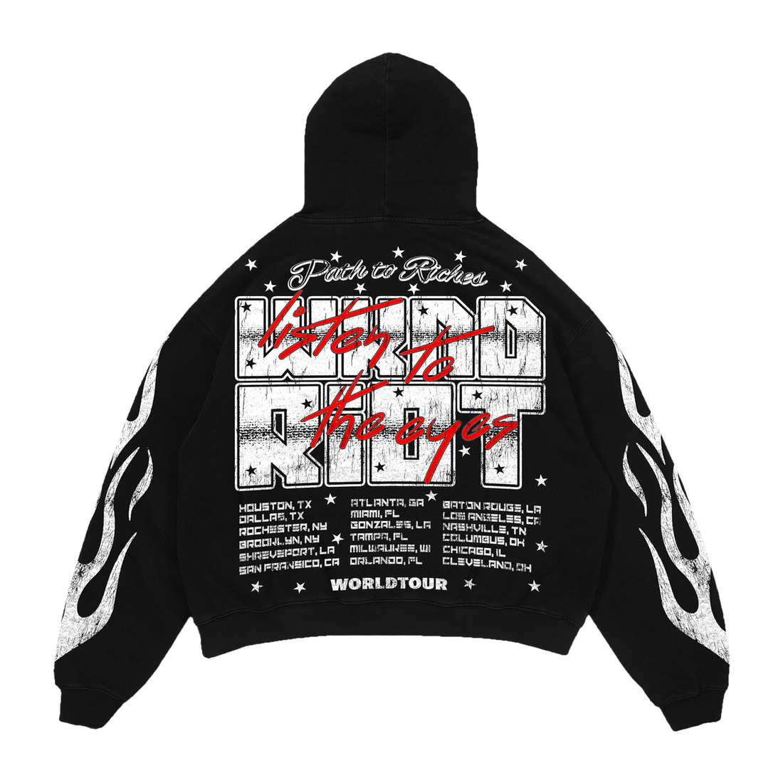 WKND RIOT TOUR JOGGING SUIT BLACK (TOURSWEATS)