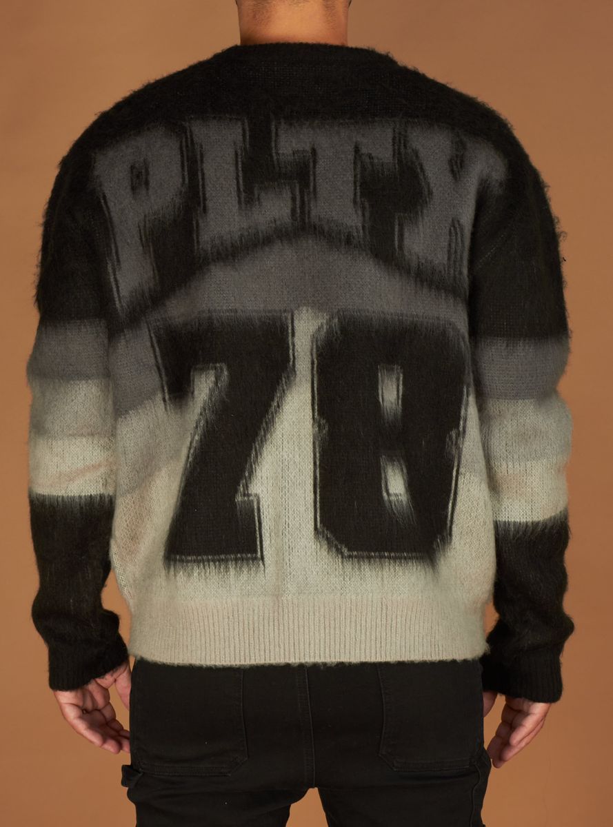 PLTKS Politics Sweater - Babe - Black and Grey - 169 (Politics-Sweater-Babe-Black-And-Grey-169)