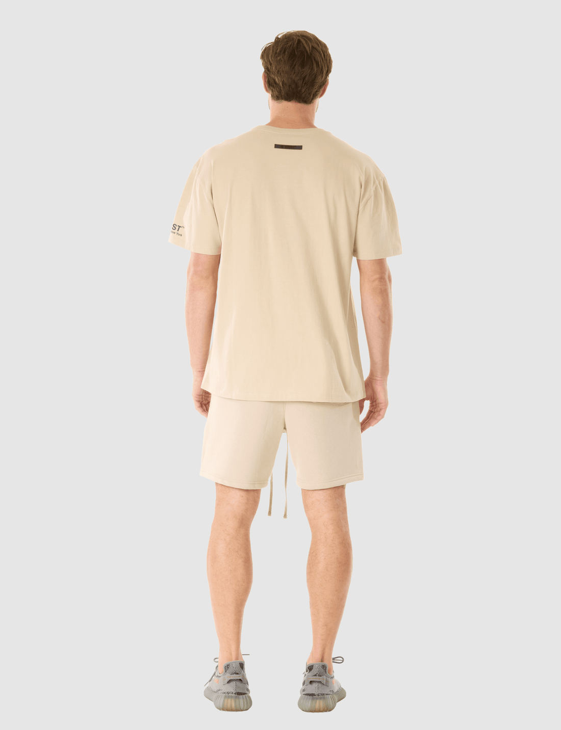 G WEST MENS LIFESTYLE PREMIUM SWEAT SHORT Set - Tan