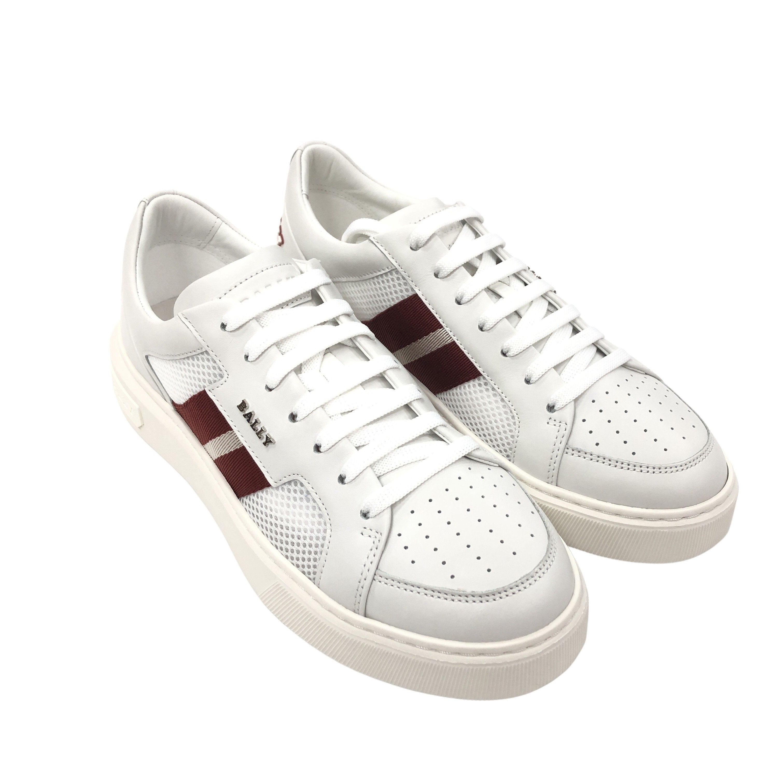 【送料&関税込】Bally ty Sneakers Bally Tennis Sneakers | White | FARFETCH