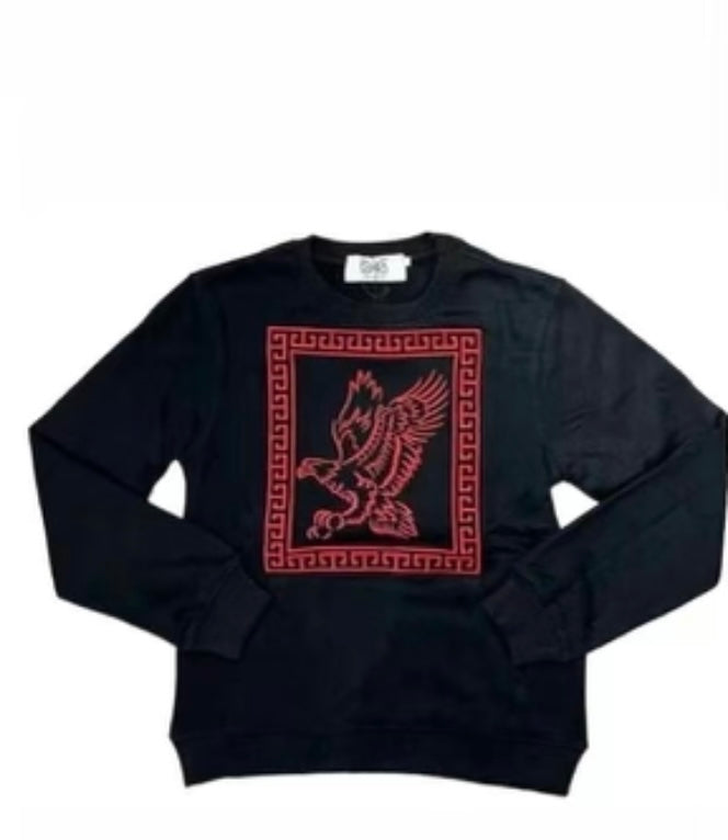 DNA Eagle Embroidered Sweater